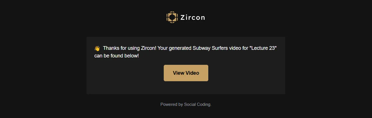 Email Sent