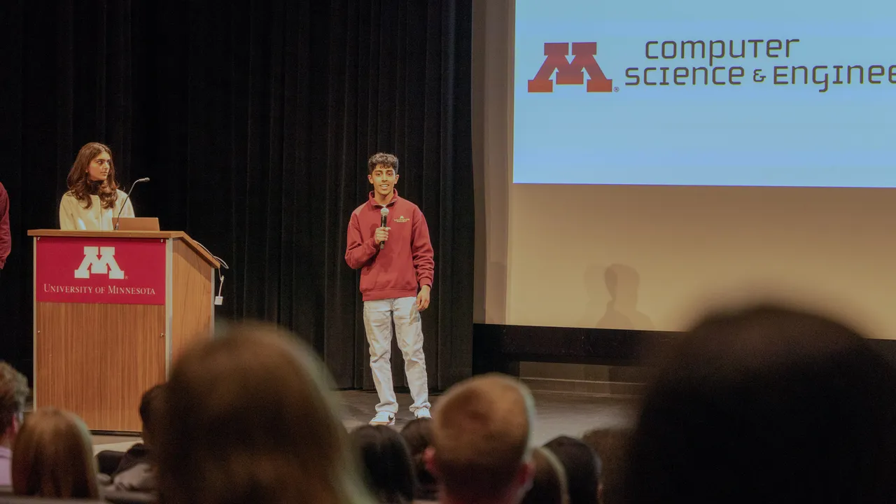 Me presenting to an audience